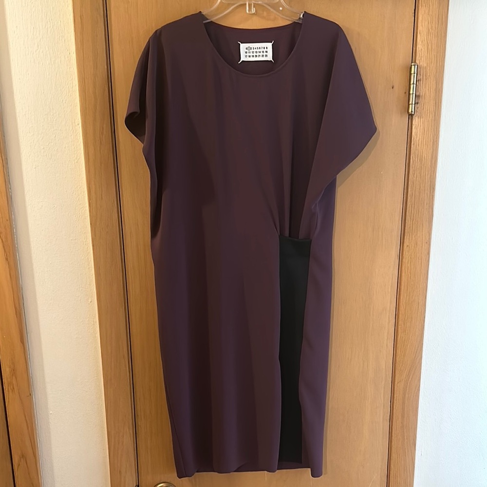 Maison Martin Margiela Women’s Shift Dress Plum Purple Size 12 (42)